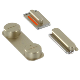 OEM Sidekey Set for iPhone 5s gold OEM Sidekey Set for iPhone 5s gold