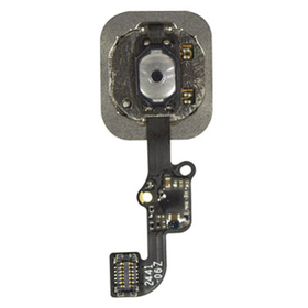 HQ OEM iPhone 6 & 6 Plus Κεντρικό Κουμπί Home Button + Flex Cable Black
