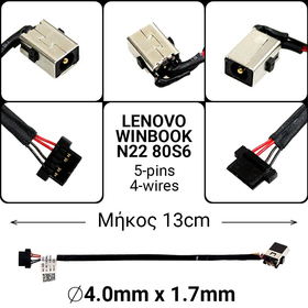 Dc Jack Lenovo Chromebook n22-20 Dw939