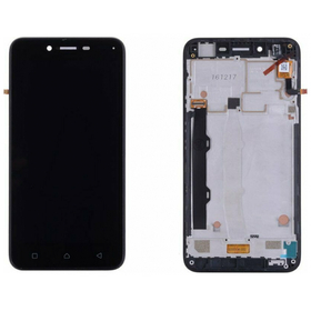 HQ Oem Lenovo Vibe K5 plus A6020A46 Οθόνη 5.3'' LCD Screen + Touch Screen Digitizer Μηχανισμός Αφής + Frame Πλαίσιο Σασί Original Quality AAA Black