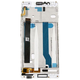 Γνήσια Original Asus ZenFone 3 Max ZC520TL Οθόνη LCD + Touch Screen Μηχανισμός Αφής + Frame Πλαίσιο Σασί White