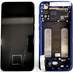 Γνήσιο Original Xiaomi Mi 9 Lite, Mi9 Lite Amoled LCD Display Screen Οθόνη + Touch Screen Digitizer Μηχανισμός Αφής + Frame Πλαίσιο Blue 561010033033 (Service Pack By Xiaomi)