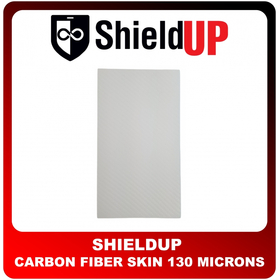 New ShieldUp 1pc Carbon Fiber Skin Ειδική Μεμβράνη Νανοτεχνολογίας 130 Microns Carbon White Άσπρο (Με Αγορά Μηχανήματος Ή Χρησιδάνειο) Τιμή Τεμαχίου