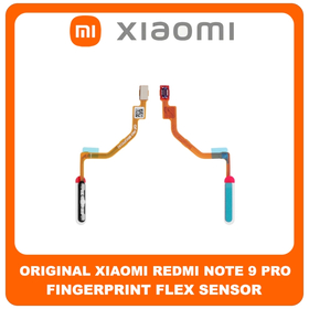Γνήσια Original Xiaomi Redmi Note 9 Pro (M2003J6B2G), Fingerprint Flex Sensor Αισθητήρας Δακτυλικού Αποτυπώματος Tropical Green Πράσινο 490100000M5F (Service Pack By Xiaomi)