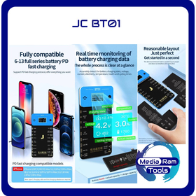 JC BT01 Πλακέτα Φόρτισης/Ελέγχου Μπαταριών για iPhone/Android Battery Charging Activation Detection Board-Support iPhone/Android