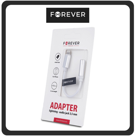 Forever Αντάπτορας-Μετατροπέας Lightning Male Σε 3.5mm Female White Άσπρο