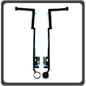 HQ OEM Συμβατό Για Apple iPad Air (A1474, A1475), iPad Air 5 (A2589, A2591) Home Button Κεντρικό Κουμπί + Flex Cable White Άσπρο (Grade AAA+++)