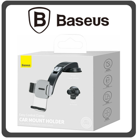 Baseus Βάση Κινητού Αυτοκινήτου Mε Ρυθμιζόμενα Άγκιστρα Easy Control Clamp Silver Ασημί