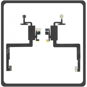 OEM HQ iPhone 11 Pro Max , iphone11 Pro Max (A2218, A2161, A2220) Proximity Sensor Flex Cable Καλωδιοταινία Αισθητήρας Εγγύτητας + Microphone Μικρόφωνο (Premium A+)