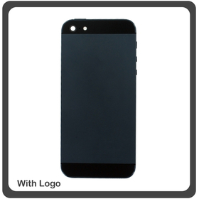 HQ OEM iPhone 5 Καπάκι Μπαταρίας Battery Cover + Πλαινά πλήκτρα Side Keys + Θήκη Κάρτας Sim Holder Space Grey