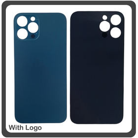 HQ OEM Συμβατό Για Apple iPhone 12 Pro Max, iPhone 12Pro Max (A2411, A2342, A2410, A2412, iPhone13,4) Premium Aftermarket Rear Back Battery Cover with Camera Big Hole Πίσω Κάλυμμα Πλάτη Καπάκι Μπαταρίας Pacific Blue Μπλε (Premium A+​)