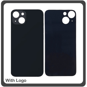 HQ OEM Συμβατό Για Apple iPhone 13, iPhone13 (A2633, A2482, A2631, A2634, A2635, iphone14,5) Premium Aftermarket Rear Back Battery Cover with Camera Big Hole Πίσω Κάλυμμα Πλάτη Καπάκι Μπαταρίας Midnight Μαύρο (Premium A+​)
