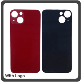 HQ OEM Συμβατό Με Apple iPhone 13, iPhone13 (A2633, A2482, A2631, A2634, A2635, iphone14,5) Premium Aftermarket Rear Back Battery Cover with Camera Big Hole Πίσω Κάλυμμα Πλάτη Καπάκι Μπαταρίας Red Κόκκινο (Premium A+​)