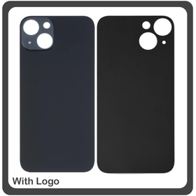 HQ OEM Συμβατό Με Apple iPhone 14, iPhone14 (A2882, A2649), Premium Aftermarket Rear Back Battery Cover with Camera Big Hole Πίσω Κάλυμμα Πλάτη Καπάκι Μπαταρίας Midnight Μαύρο (Premium A+​)
