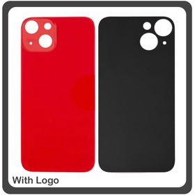 HQ OEM Συμβατό Με Apple iPhone 14, iPhone14 (A2882, A2649), Premium Aftermarket Rear Back Battery Cover with Camera Big Hole Πίσω Κάλυμμα Πλάτη Καπάκι Μπαταρίας Red Κόκκινο (Premium A+​)
