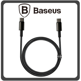 Baseus Braided USB 2.0 Cable USB-C male-USB-C male 100w Black Μαύρο 2m (CATWJ-A01)