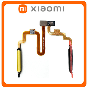 Γνήσια Original Xiaomi Redmi Note 11 4G (2201117TG, 2201117TI), Note 11S 4G (2201117SG, 2201117SI), Fingerprint Sensor Flex Αισθητήρας Δαχτυλικού Αποτυπώματος Gold Χρυσό (Service Pack By Xiaomi)