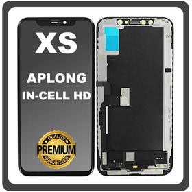 HQ OEM Συμβατό Με Apple iPhone XS, iPhoneXS (A2097, A1920)  APLONG In-Cell-HD, InCell-HD LCD Display Screen Assembly Οθόνη + Touch Screen Digitizer Μηχανισμός Αφής Black Μαύρο (Premium A+) (Lifetime Warranty Για Συνεργάτες B2B​)