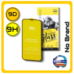 Tempered glass 9D Τζαμάκι Οθόνης For iPhone 12 Pro Max 6,7" black frame Μαύρο Περίγραμμα 9H