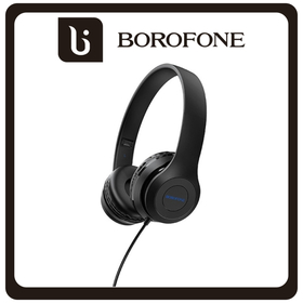 Borofone BO5 Star Sound Wired Headphones Ενσύρματα On Ear Ακουστικά Black Μαύρο