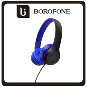 Borofone BO5 Star Sound Wired Headphones Ενσύρματα On Ear Ακουστικά Blue Μπλε