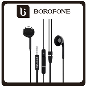 Borofone BM30 Earphone Handsfree With Mic Με Βύσμα 3.5mm Black Μαύρο