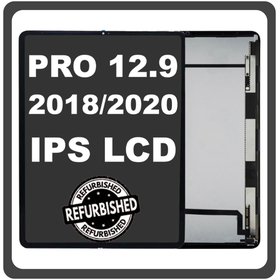 iPad Pro 12.9 (2018) (A2014), iPad Pro 12.9 (2020) IPS LCD Display Aseembly Screen Οθόνη + Touch Digitizer Unit Μηχανισμός Aφής Space Gray Μαύρο (Ref By Apple)