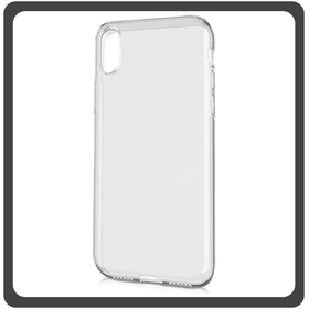 Θήκη Πλάτης - Back Cover, Silicone Σιλικόνη TPU Protective Case Transparent Διάφανη For iPhone XR