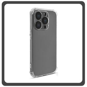 Θήκη Πλάτης - Back Cover, Silicone Σιλικόνη Material PC+TPU Protective Case Transparent Διάφανο For iPhone 14 Pro