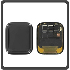 Original Apple Watch SE 44mm (A2475, A2476), watch6,8, watch6,9 (Apple Watch Series 7) Retina LTPO OLED LCD Display Screen Assembly Οθόνη + Touch Screen Digitizer Μηχανισμός Αφής For Smart Watch Ρολόι Black Μαύρο Pulled