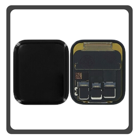 Original Apple Watch Series 4 44mm (A1976, A2008​) Retina LTPO OLED LCD Display Screen Assembly Οθόνη + Touch Screen Digitizer Μηχανισμός Αφής Black Μαύρο Pulled
