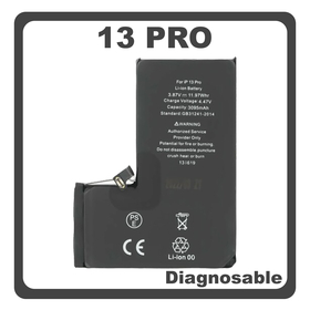 HQ OEM Συμβατό Με Apple iPhone 13 Pro (A2638, A2483) Battery Μπαταρία Li-Ion 3095 mAh Diagnosable Bulk (Premium A+)