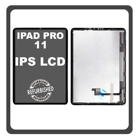 Apple iPad Pro 11" (2022) 4th Gen 11" (A2324, A2072) Liquid Retina IPS LCD Display Aseembly Screen Οθόνη + Touch Digitizer Unit Μηχανισμός Aφής Space Gray Μαύρο (Ref By Apple)