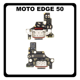 Γνήσια Original Motorola Moto Edge 50 Fusion 5G (XT2429-1) USB Type-C Charging Dock Connector Flex Sub Board, Καλωδιοταινία Υπό Πλακέτα Φόρτισης + Microphone Μικρόφωνο 5P68C24352 (Service Pack By Motorola)