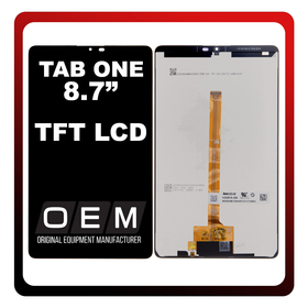 HQ OEM Συμβατό Με Lenovo Tab One 8.7" (TB305FU) TFT LCD Display Screen Assembly Οθόνη + Touch Screen Digitizer Μηχανισμός Αφής Black Μαύρο (Premium A+)