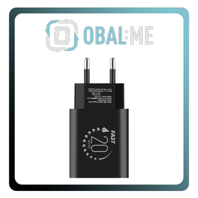 OBAL:ME Φορτιστής Τοίχου USB-C PD 20W (Black)