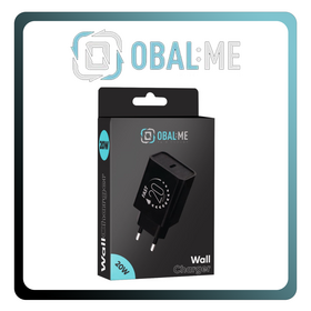 OBAL:ME Φορτιστής Τοίχου USB-C PD 20W (Black)