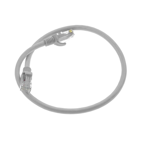 Καλώδιο Ethernet 0.5m cat 6e Γκρι