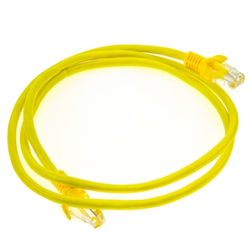 Καλώδιο Ethernet 1m cat 5e Κίτρινο