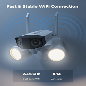 Reolink duo Floodlight 4k Wifi – ip Κάμερα με Προβολέα & Dual Band Wifi