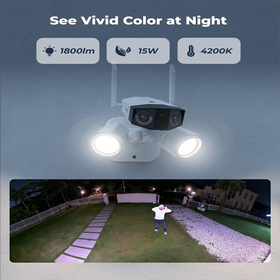 Reolink duo Floodlight 4k Wifi – ip Κάμερα με Προβολέα & Dual Band Wifi