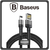 Baseus Cafule Braided USB Double Sided to Lightning 2,4A Cable Gray Γκρι 1m (CALKLF-GG1)