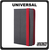 Θήκη Book Universal, Leather Δερματίνη For Tablets 7-8" Flip Cover Black-Red
