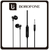 Borofone BM35 In-ear Handsfree με Βύσμα 3.5mm Black Μαύρο