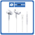 RO&MAN RW30 In-ear Handsfree Με Βύσμα 120cm White Άσπρο