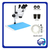 MR - RL-M3T-B1 Trinocular Stereo Microscope Μικροσκόπιο 7X-45X Zoom Matched With HDMI Camera LED Light for Mobile Repair Microscope With HDMI 21MP
